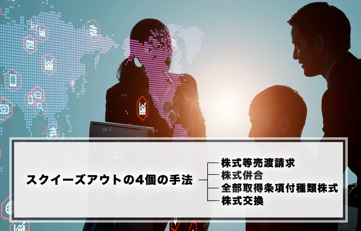 スクイーズアウトの4個の手法、M&Aでスクイーズアウトを使うケース